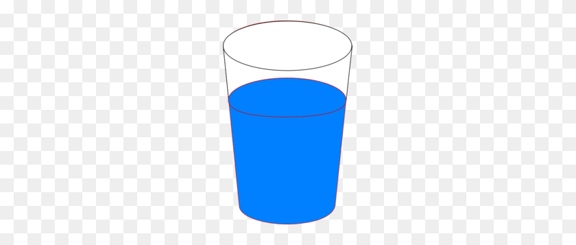 189x297 Cup Of Blue Water Clip Art - Water Cup Clipart
