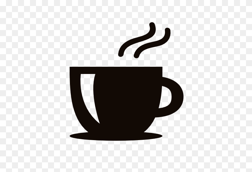 512x512 Cup Of Coffee, Cup, Coffee, Tea Flat Icon Free Flat Icons All - Coffee Mug Clipart Free