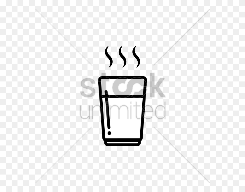 600x600 Cup Of Hot Water Vector Image - Cup Of Water PNG