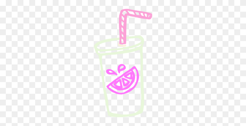 200x370 Cup Straw Clipart - Cup With Straw Clipart