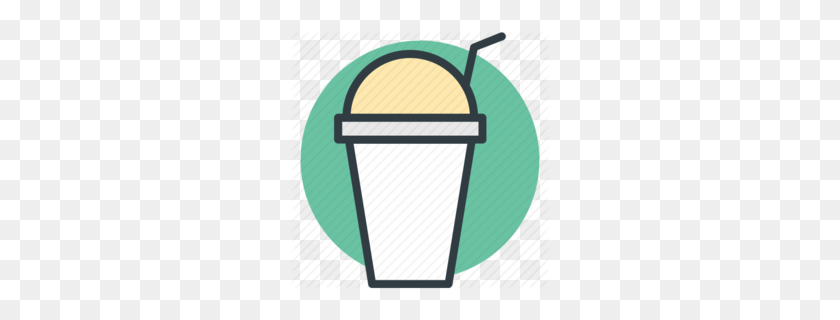 260x260 Cup With Straw Clipart - Starbucks Cup Clip Art