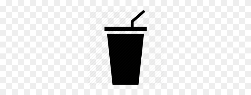 260x260 Cup With Straw Clipart - Straw Clipart