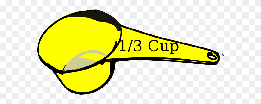 600x275 Cup Yellow Measuring Cup Clip Art - Measuring Cup Clipart