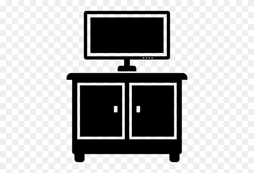 512x512 Cupboard, Furniture, Living Room, Tv Icon - Living Room PNG
