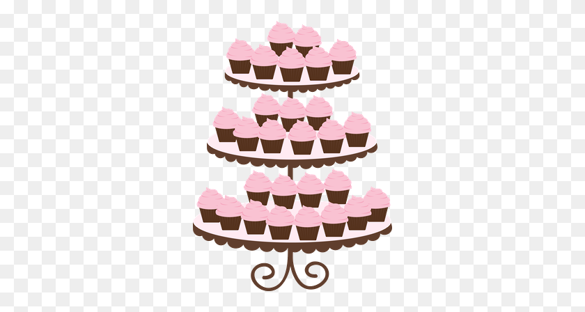 286x388 Cupcake Bolos E Etc Cartoons Cupcakes, Cake - Cake Stand Clipart