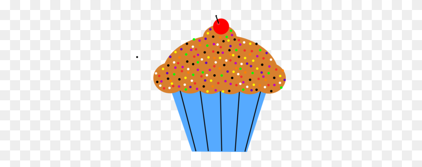 298x273 Cupcake Clip Art - Birthday Cupcake Clipart