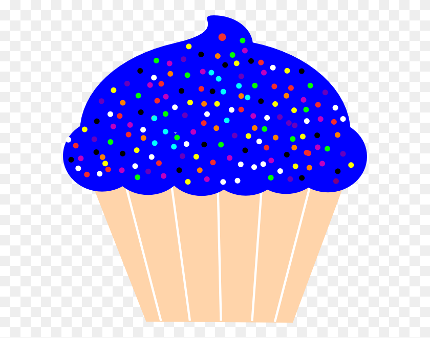 594x601 Cupcake Clip Art - Cupcake Clipart PNG