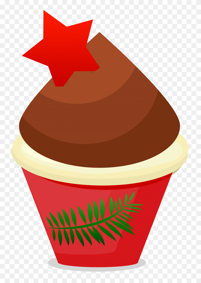 1524x2187 Cupcake Clip Art Free - Brownie Clipart