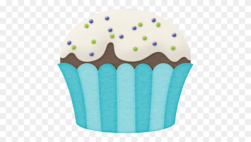 455x417 Cupcake Clipart Birthday Boy - Birthday Cupcake PNG