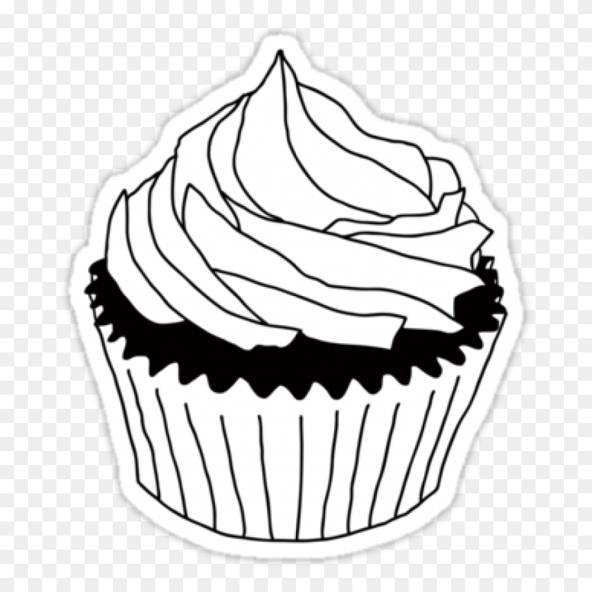 1024x1024 Cupcake Clipart Black And White Free Clipart Download - Nutcracker Clipart Black And White
