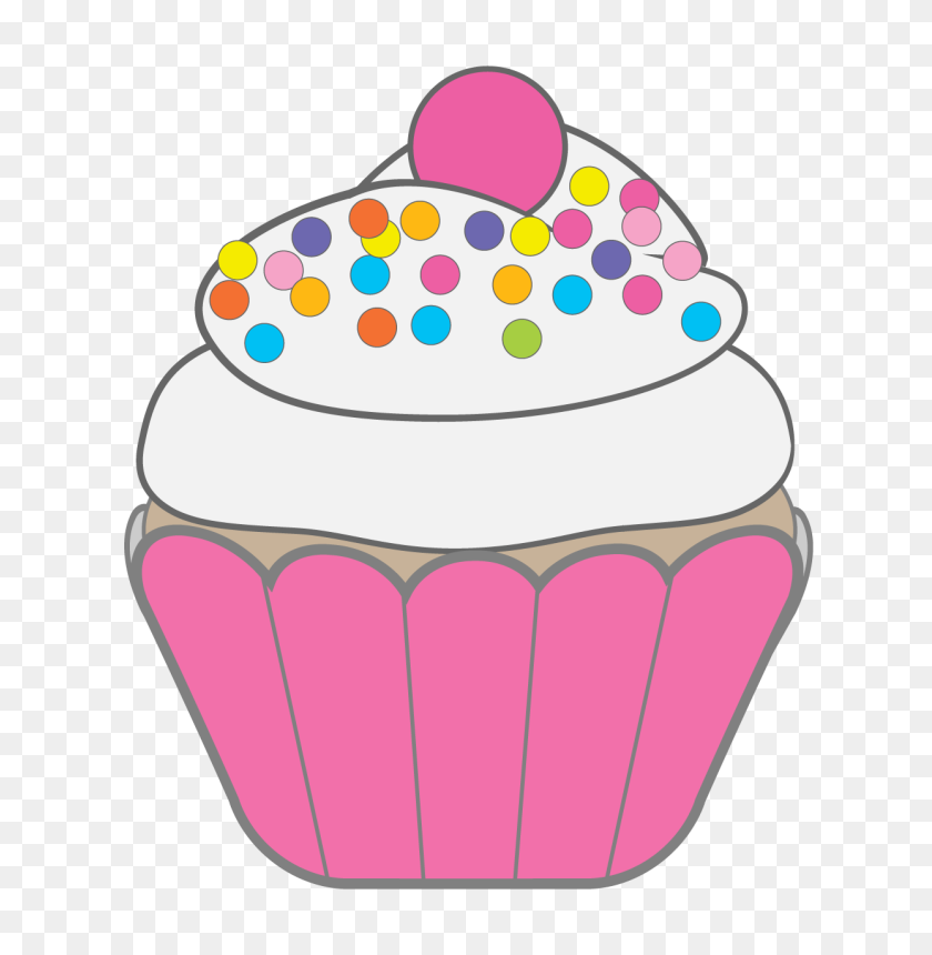 Cupcake Clipart Coloring - Cupcake Clipart Black And White