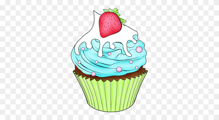 295x400 Cupcake Clipart Cup Cakes, Clipart Y Tazas - Cupcake Clipart