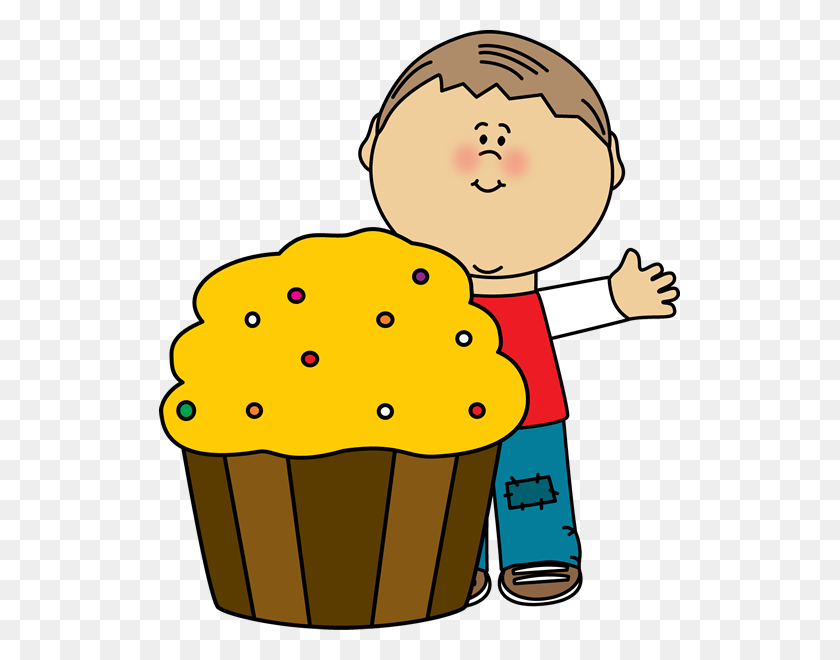 521x600 Cupcake Clipart For Kid - Baked Goods Clipart