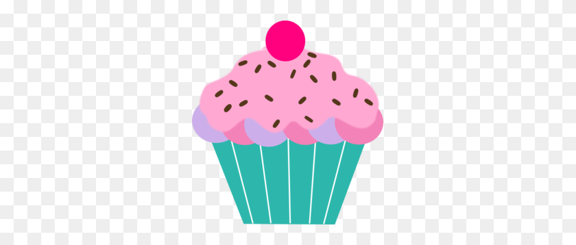 279x298 Cupcake Clipart Descarga Gratuita - Strawberry Cake Clipart