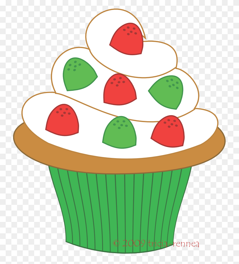 747x868 Cupcake Clipart Imágenes Grandes Gratis - Muffin Clipart Free