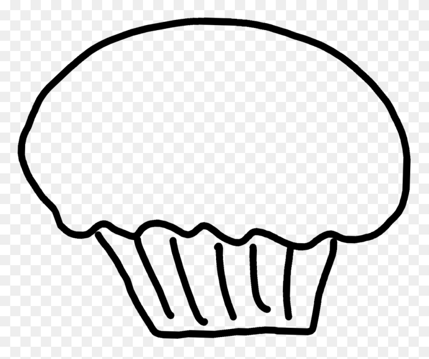 1024x846 Cupcake Clipart Sketch - Cupcake Clipart
