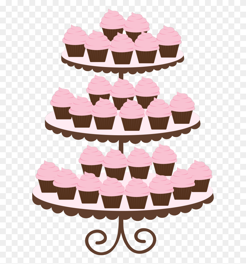 620x842 Cupcake Vector Tablones De Anuncios Cupcakes, Pastel - Pastel Con Gradas Clipart