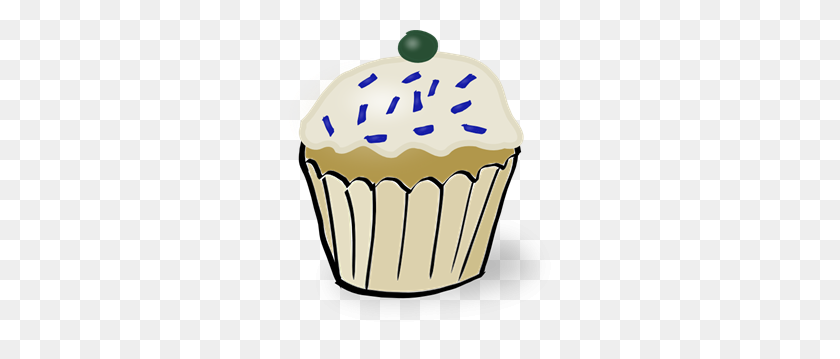 285x299 Cupcake With Sprinkles Png Clip Arts For Web - Sprinkles PNG