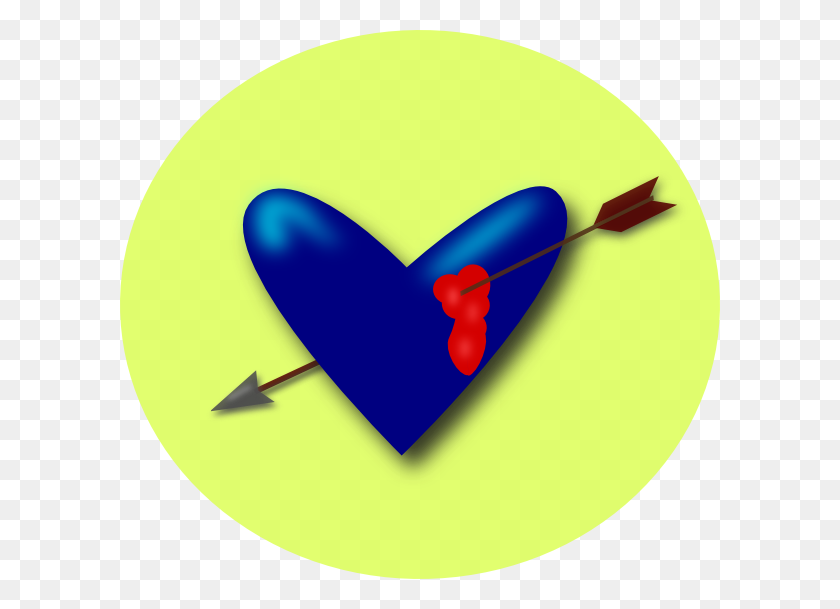 600x549 Cupid Heart Arrow Png Clip Arts For Web - Heart Arrow Clipart