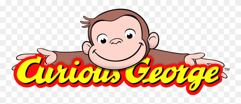 760x303 Curious George - Curious George Clipart Black And White