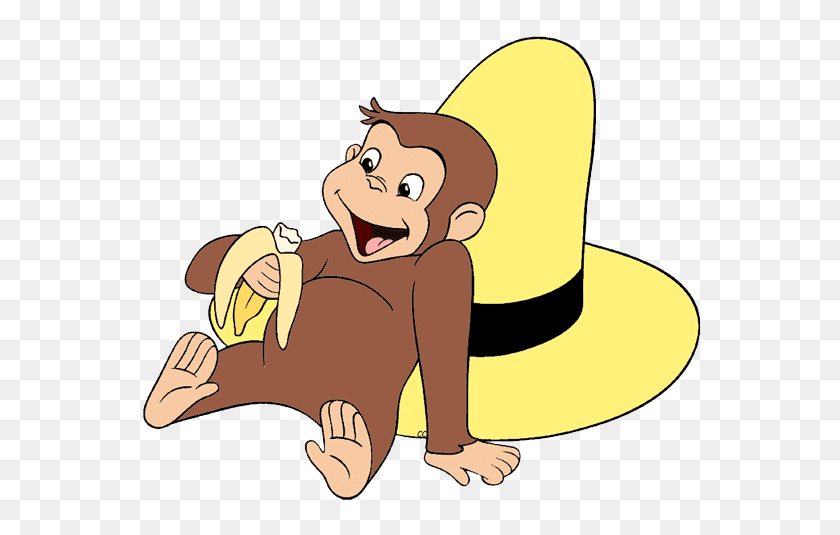 565x475 Curious George - Curious George Clipart Free
