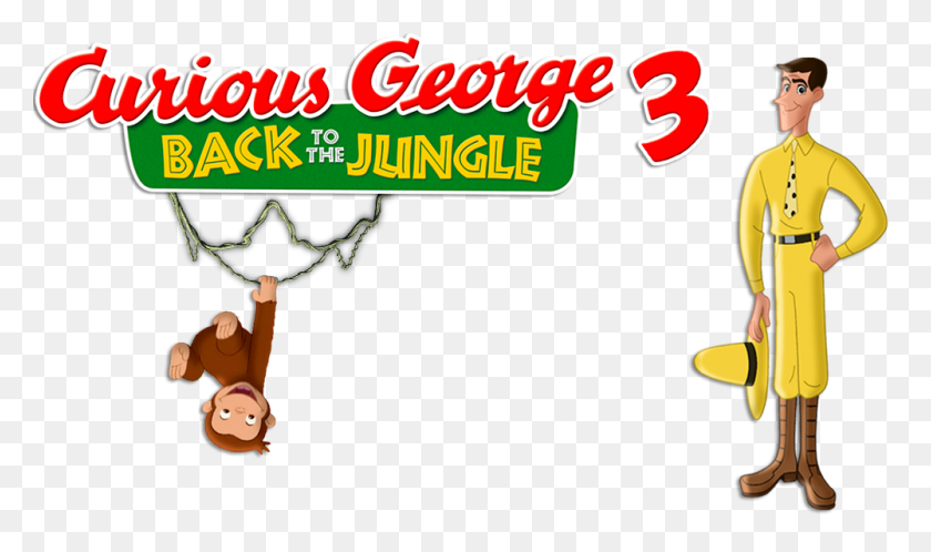 1000x562 Curious George Back To The Jungle Movie Fanart Fanart Tv - Curious George PNG