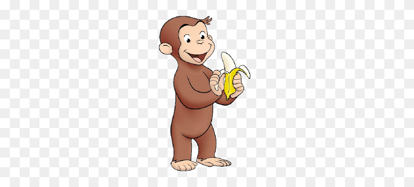 320x320 Curious George Clipart - Eating Cereal Clipart