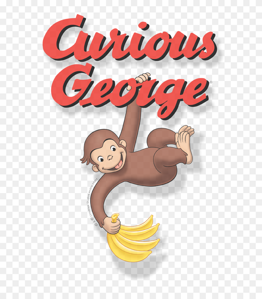 629x900 Curious George Hangin Out Toddler T Shirt - Curious George PNG