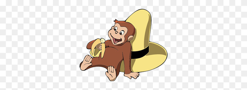 300x246 Curious George Logo Vector - Curious George Clipart Free