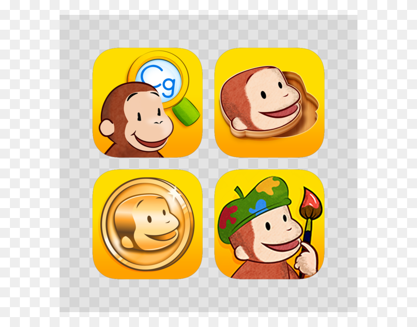 600x600 Curious George On The App Store - Curious George PNG