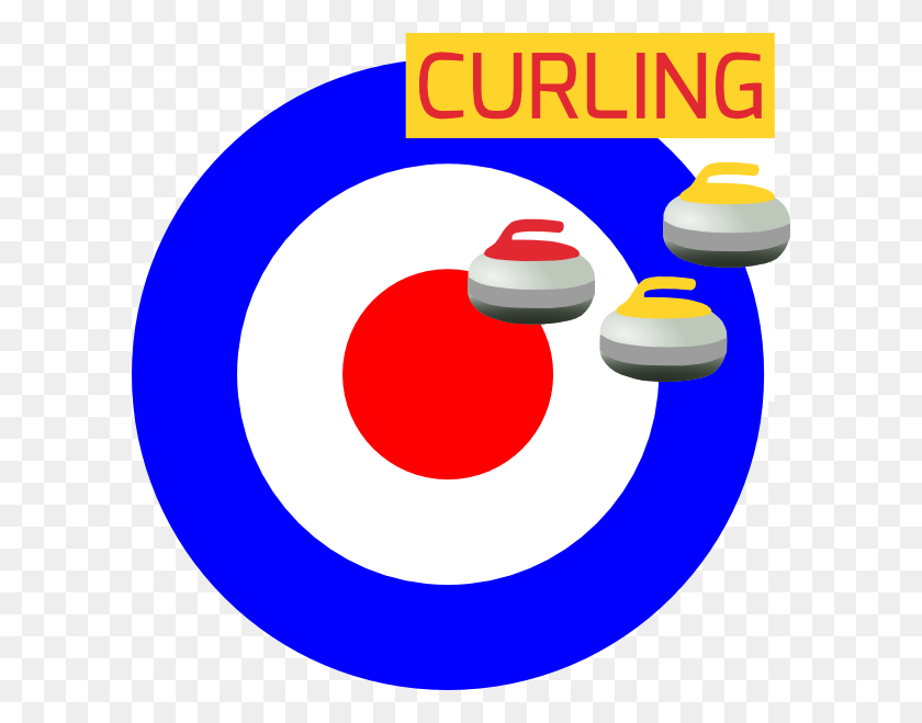 600x599 Imágenes Prediseñadas De Icono De Deporte De Invierno De Curling - Luge Clipart