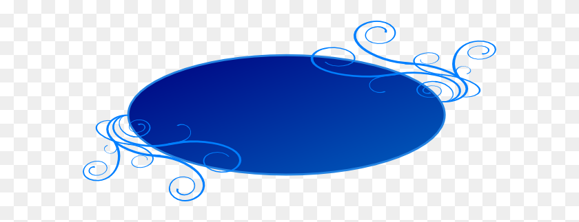 600x263 Curly Breeze Oval Large Clipart - Breeze Clipart