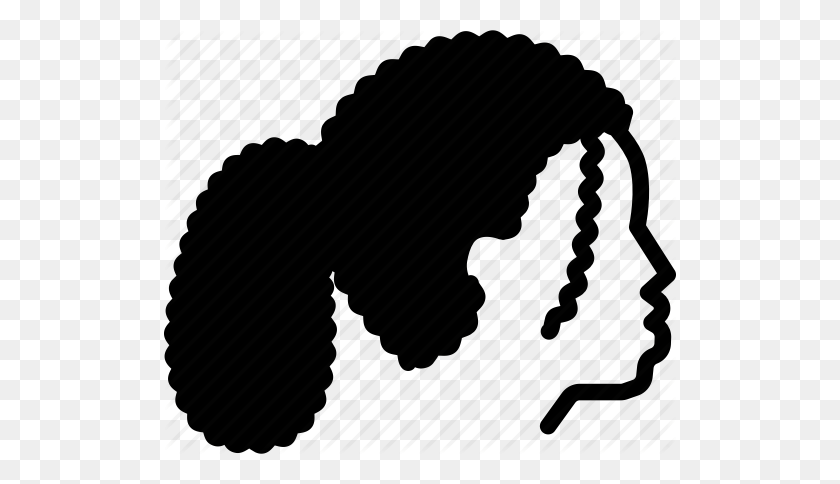 512x424 Curly, Hair, Hairstyle, Ponytail Icon - Curly Hair PNG