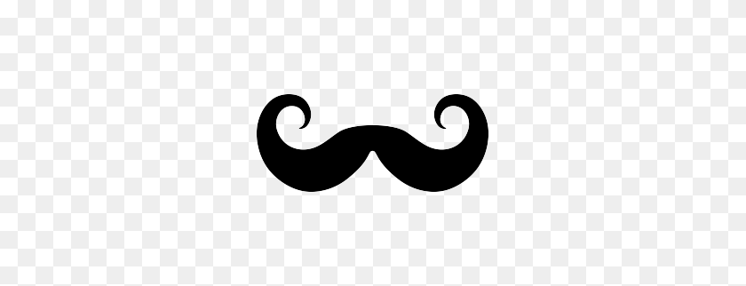 263x262 Curly Mustache Cliparts - Mustache Clipart PNG