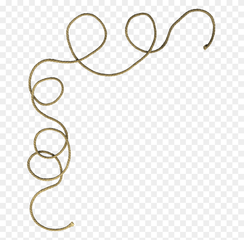 654x768 Curly Rope Transparent Png - Rope Circle PNG