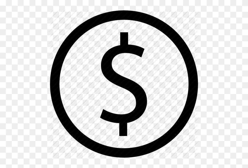 512x512 Валюта, Доллар, Знак Доллара, Деньги, Значок Знака - Значок Знак Доллара Png