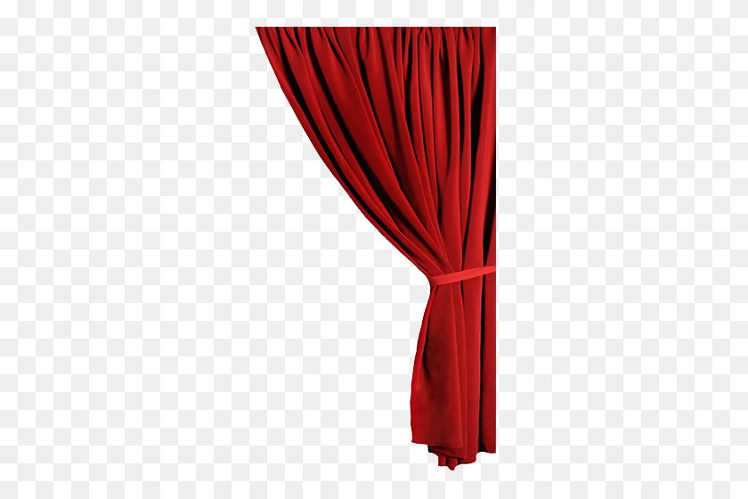 275x500 Curtain Png The Curtain - Red Curtain PNG