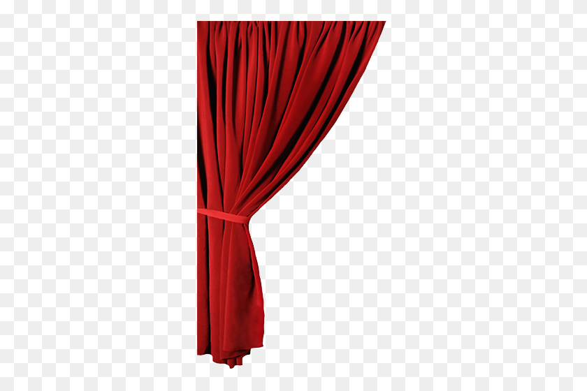 275x500 Curtains Png Images Free Download - Red Curtain PNG