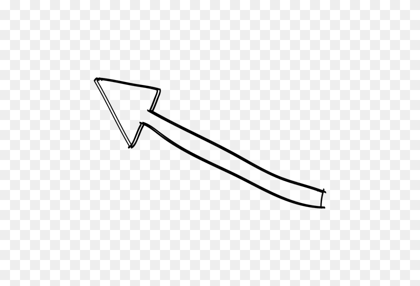 512x512 Curve Turn Arrow Drawing - Curve Line PNG