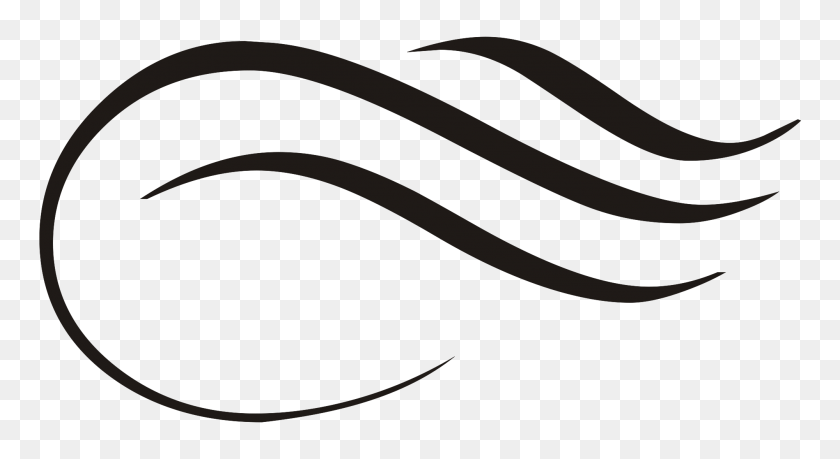 2000x1025 Curved Line Cliparts - Wavy Line PNG