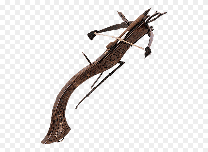 555x555 Curved Medieval Crossbow - Crossbow PNG