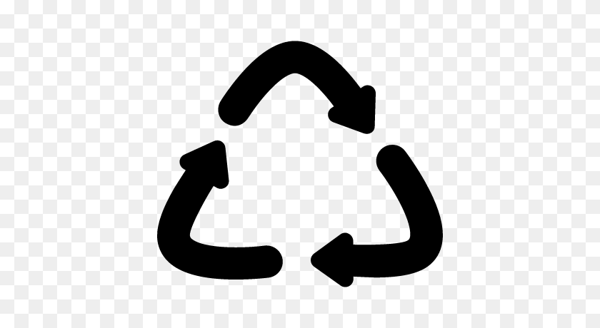 400x400 Curved Recycling Symbol Free Vectors, Logos, Icons And Photos - Recycling Symbol PNG