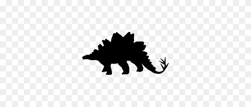 300x300 Custom Dinosaur Stickers Car Decals Large Selection Variety - Stegosaurus Clipart Black And White