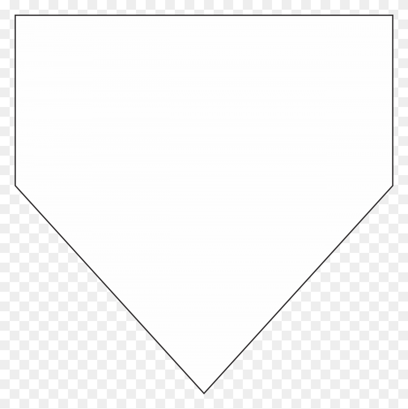 4992x5000 Custom Home Plate Pennant - Home Plate PNG