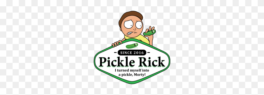 250x242 Custom Pickle Rick, I Turned Myself Into A Pickle T Shirt - Pickle Rick PNG