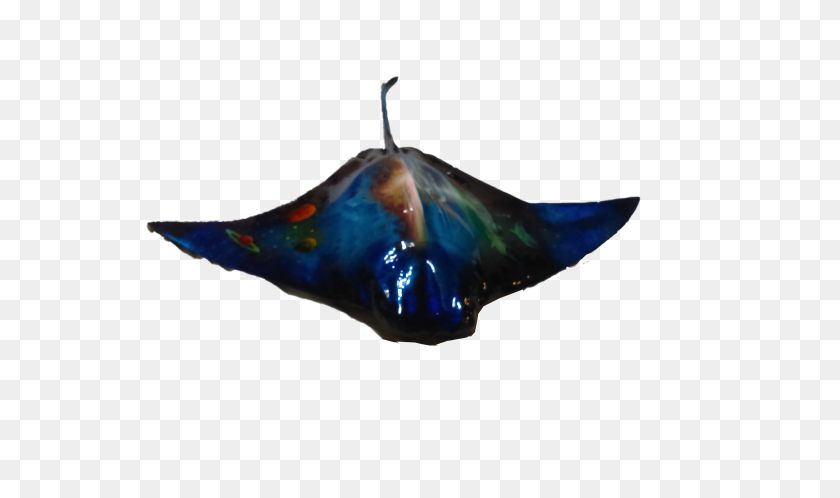 3264x1836 Custom Stingray Replica Fish Mount With Waves Sunset And Planets - Stingray PNG