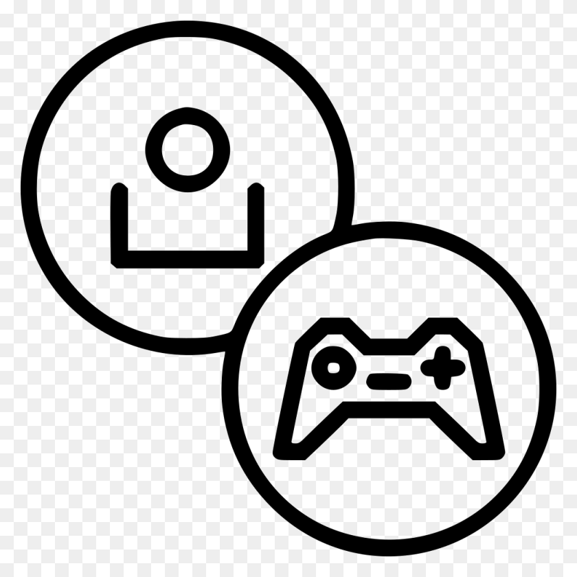 980x980 Customer Account Gaming Gamer Profile Joystick Png Icon Free - Gamer PNG