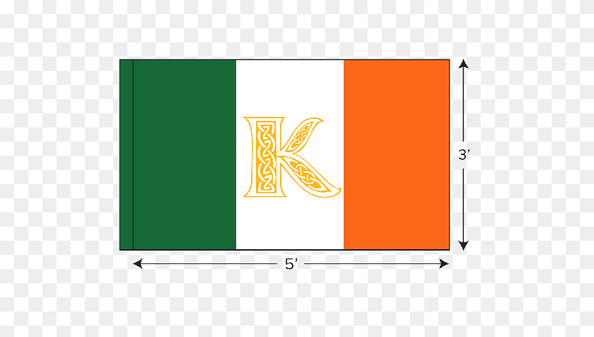 520x416 Настраиваемый Флаг Ирландии - Ирландский Флаг Png