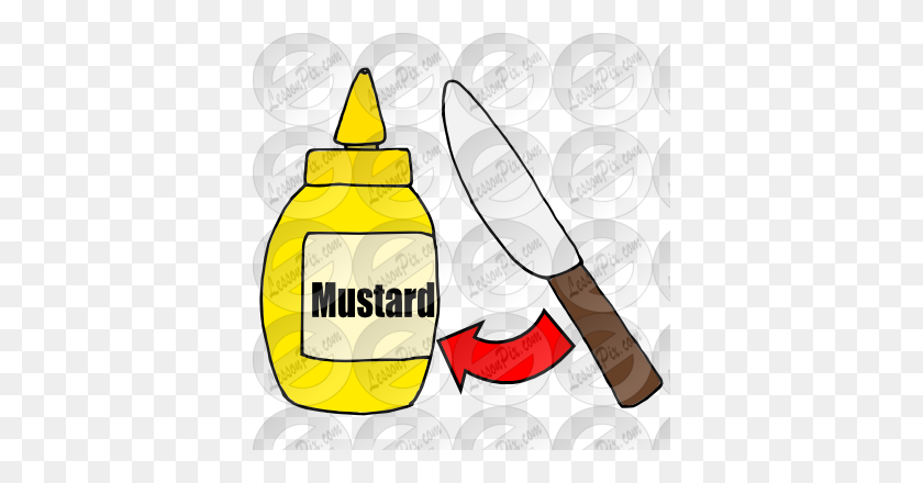 380x380 Cut The Mustard Picture For Classroom Therapy Use - Mustard Clipart