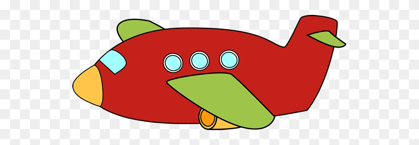 550x232 Милый Самолет Красный Самолет Картинки Изображения - Строительные Леса Клипарт